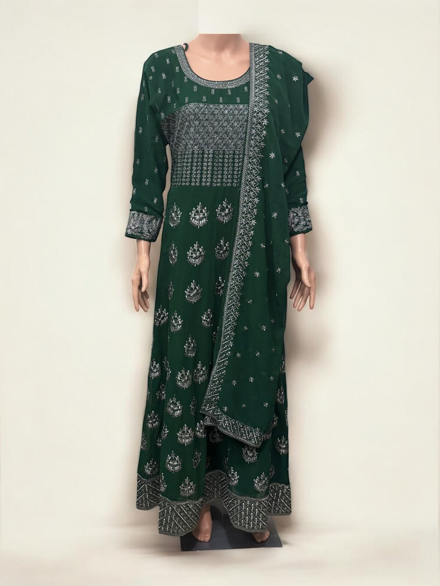 Traditional Party Wear Gown-Ethnic Wear for Women - S12 - Saree Ghor Charlotte