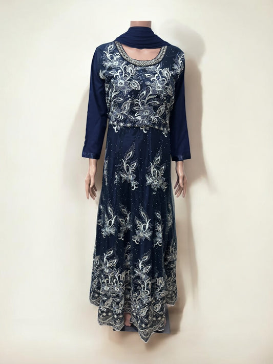 Traditional Party Wear Gown,Cultural Wear for Women, S14 - Saree Ghor Charlotte