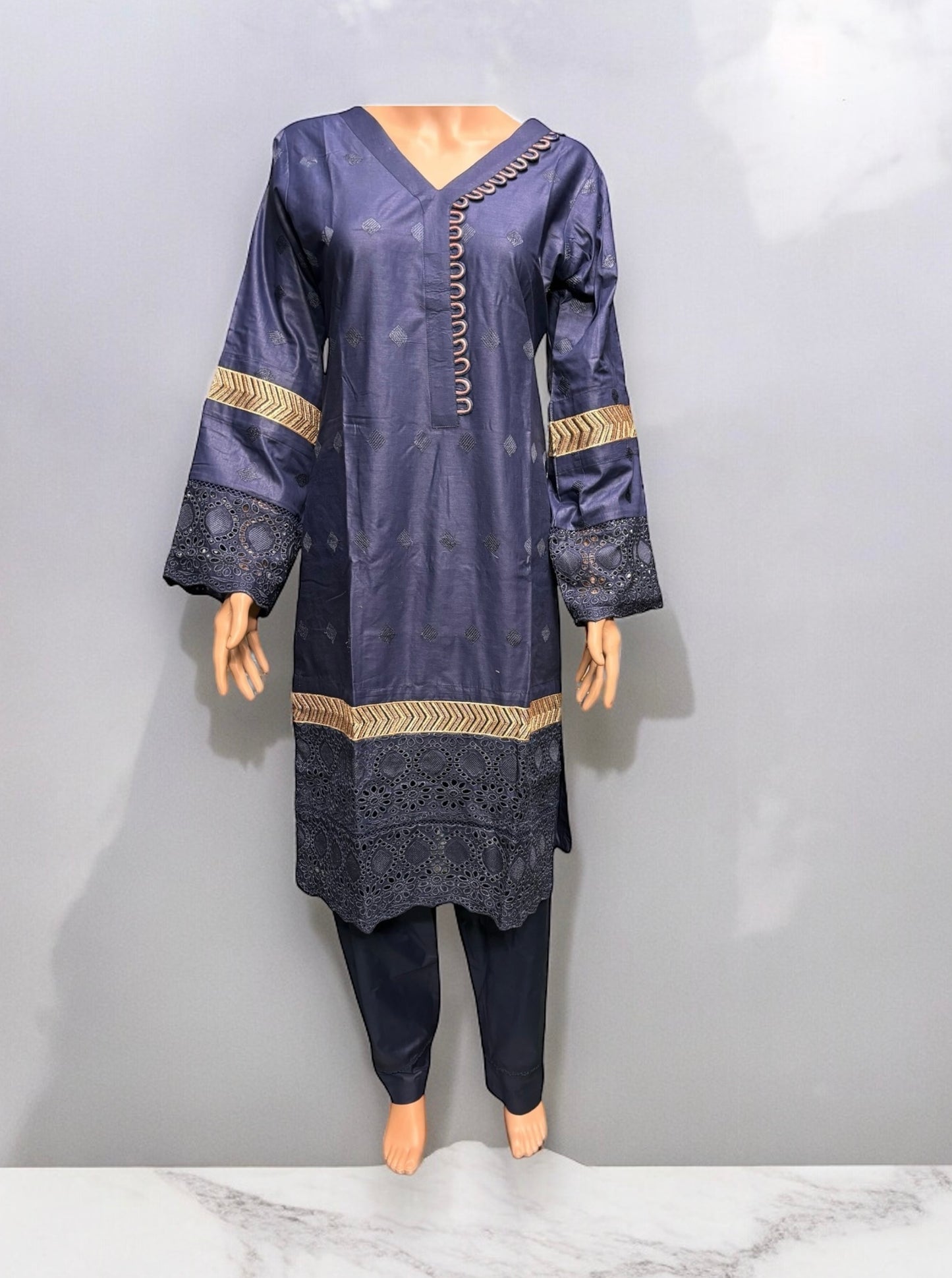 Traditional Salwar Kameez Set-Ethnic Wear for Women - 209 - Saree Ghor Charlotte