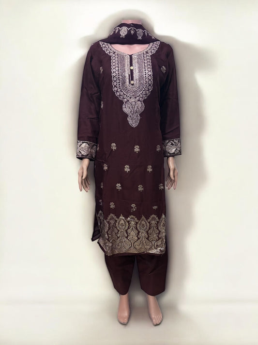 Traditional Salwar Kameez Set, Cultural Wear for Women, S02 - Saree Ghor Charlotte