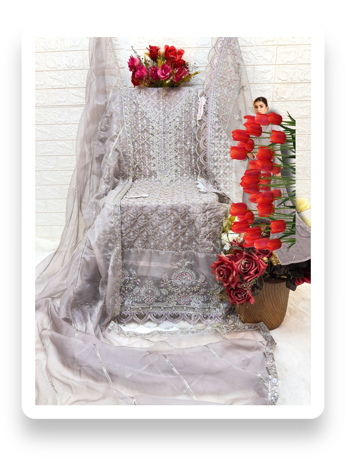 Traditional Designer Salwar Kameez Suit,Cultural Wear for Women, 1687 D - Saree Ghor Charlotte