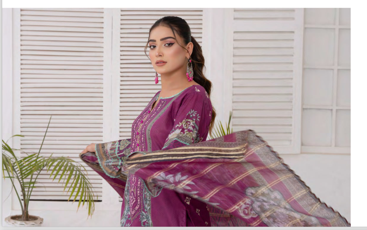 Traditional Pakistani Salwar Kameez Suit -Ethnic Wear for Women- D05 - Saree Ghor Charlotte