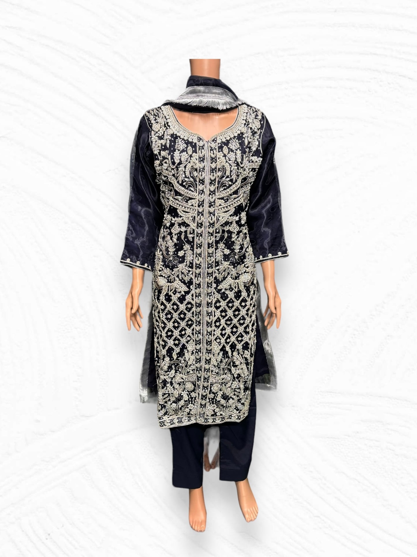 Designer Handwork Designer Salwar Kameez Ensemble-Ethnic Wear for Women- 08 - Saree Ghor Charlotte