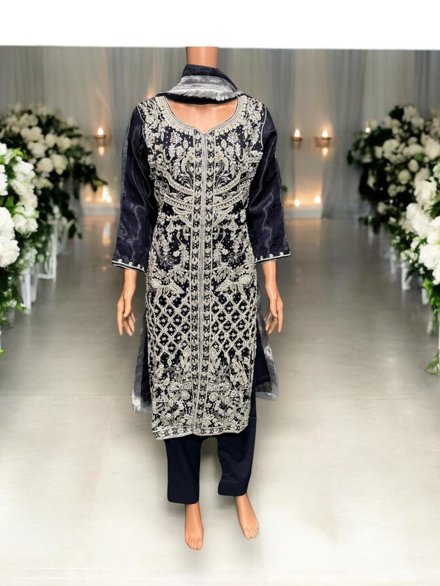 Designer Handwork Designer Salwar Kameez Ensemble-Ethnic Wear for Women- 08 - Saree Ghor Charlotte