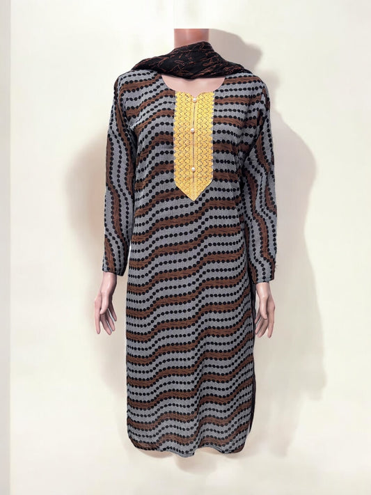 Traditional Kurti with Dupatta,Cultural Wear for Women,S23 - Saree Ghor Charlotte