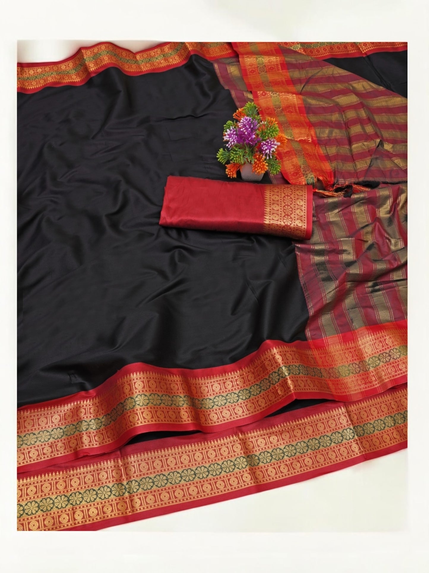 Aura Silk Traditional Designer Saree – Ethnic Wear for Women- 313 - Saree Ghor Charlotte