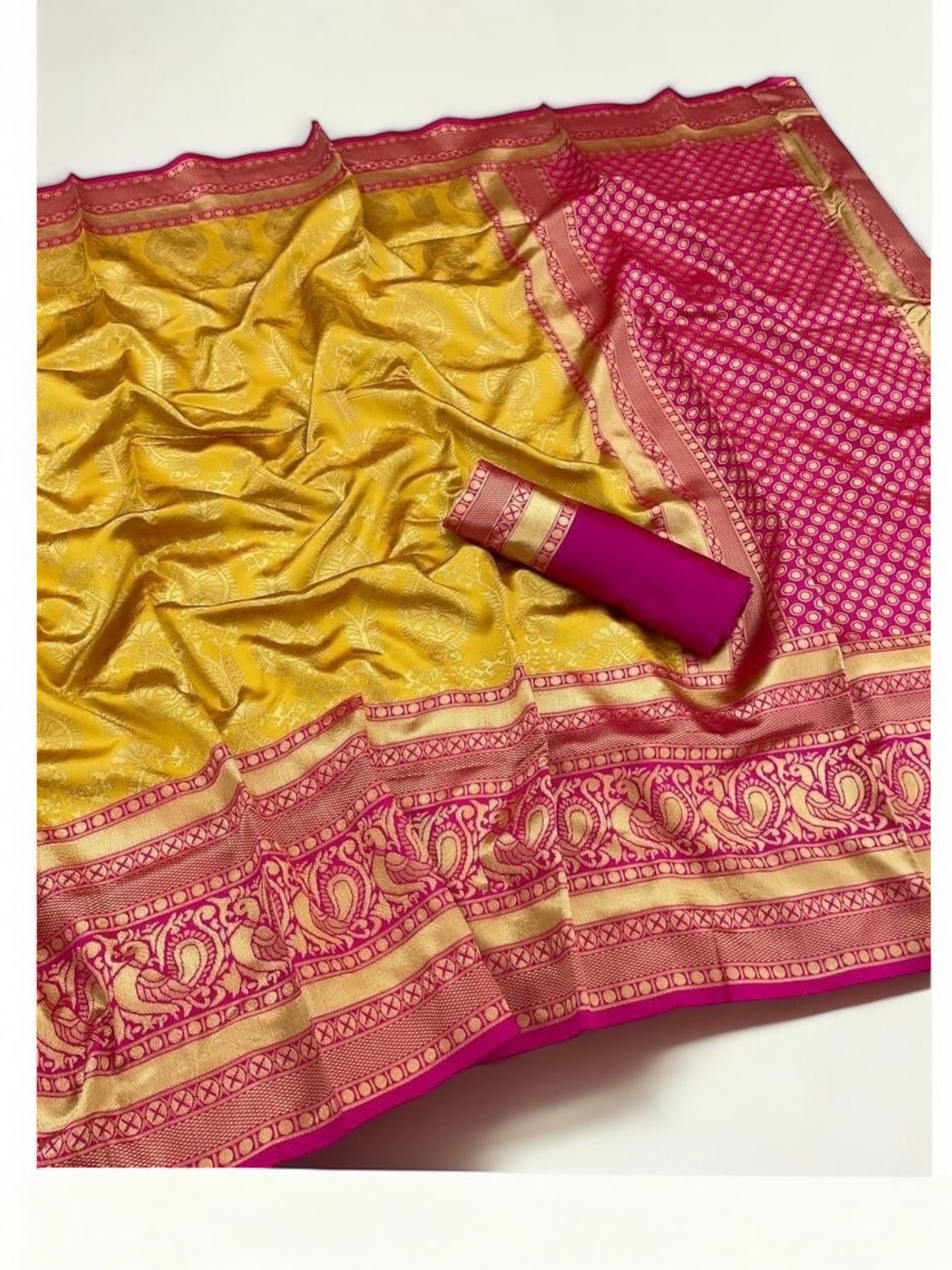 Banarasi Soft Silk Traditional Designer Saree – Ethnic Wear for Women- 308 - Saree Ghor Charlotte