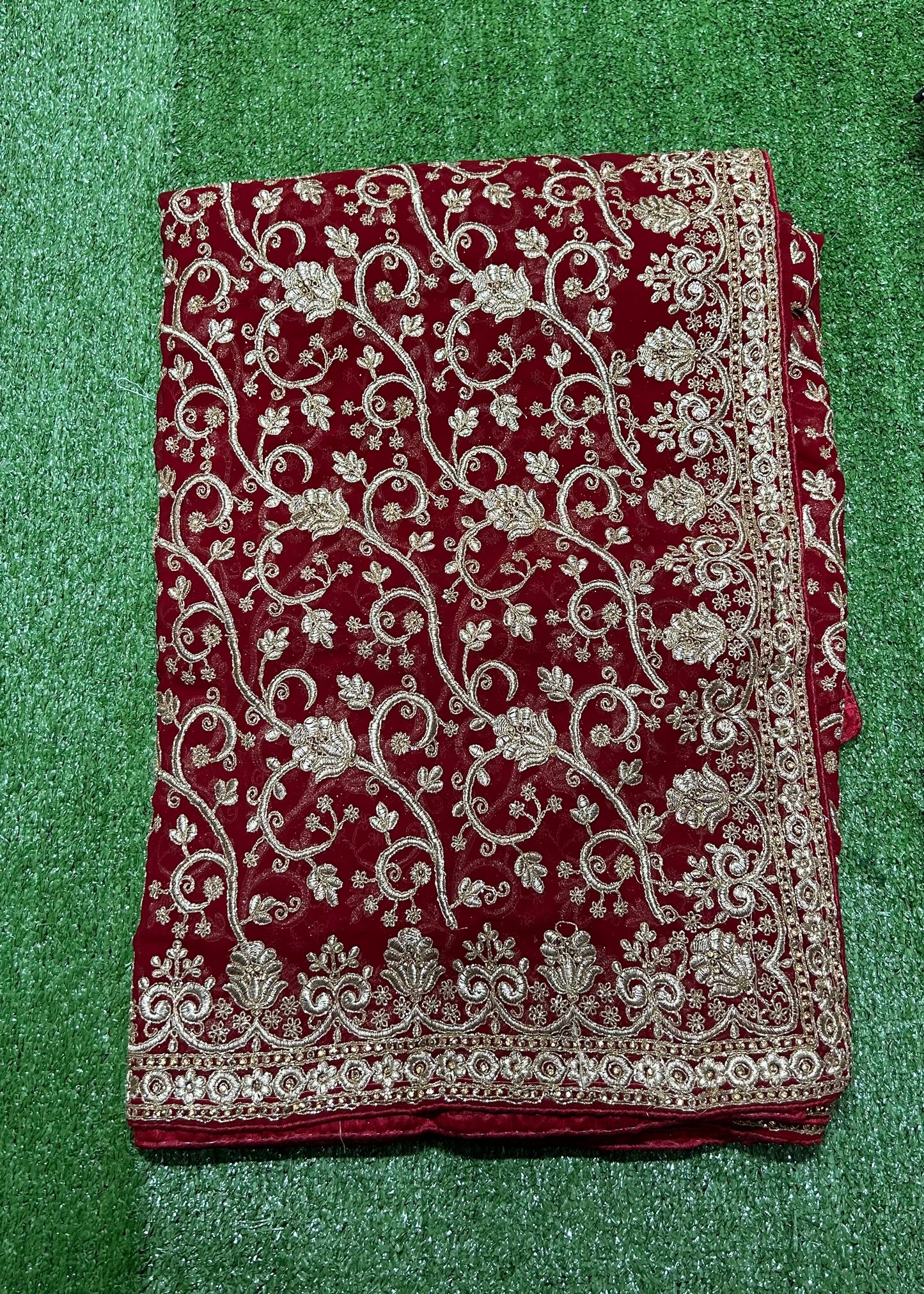 Designer Party Wear Saree- Indian Ethnic Wear for Women - Saree Ghor Charlotte