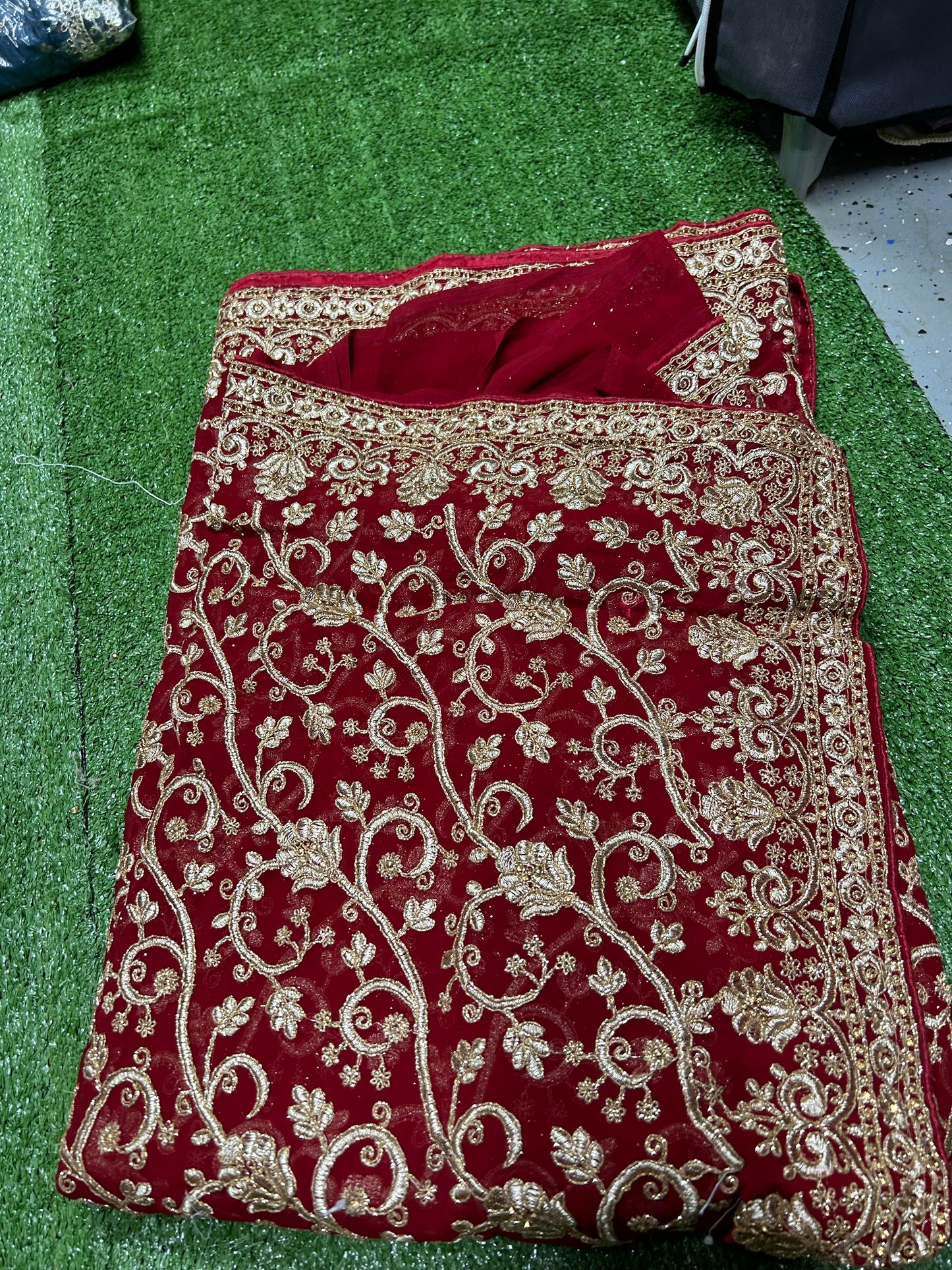Designer Party Wear Saree- Indian Ethnic Wear for Women - Saree Ghor Charlotte