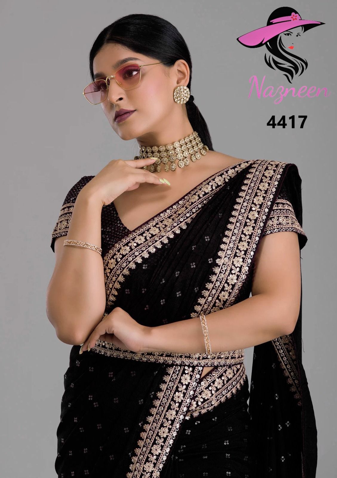 Enchanting Evening: Traditional Designer Wear Saree -01 - Saree Ghor Charlotte