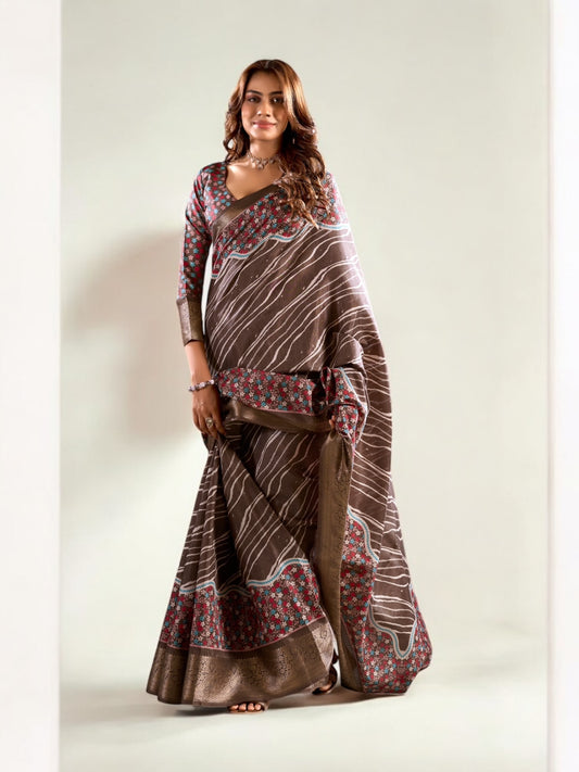 Jamoon Silk Traditional Designer Saree, Cultural Wear for Women, 315 - Saree Ghor Charlotte