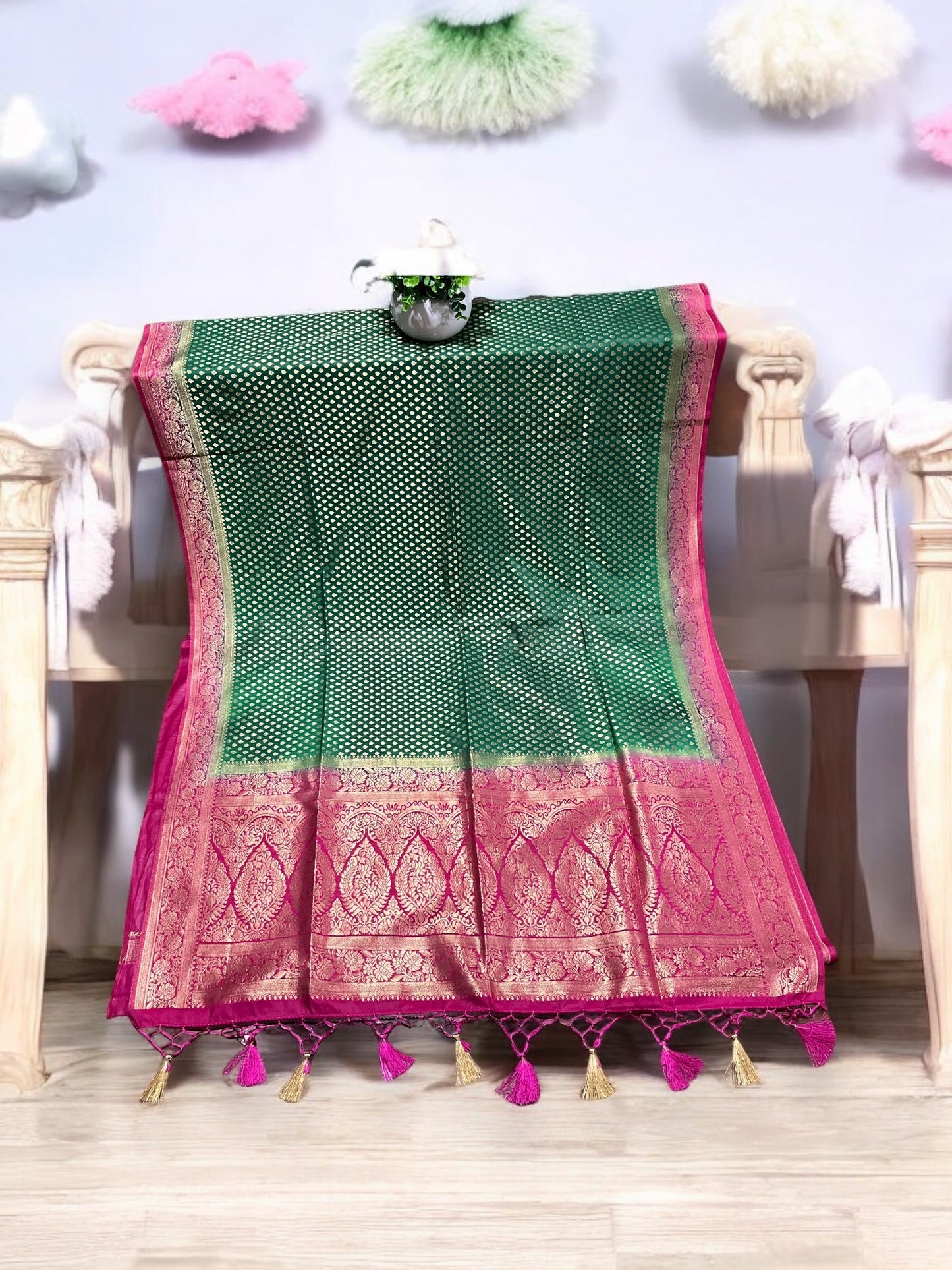 Opara Silk Saree- Traditional Clothing for Women - Saree Ghor Charlotte