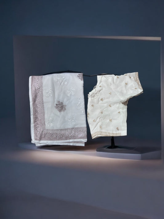 Traditional Designer Saree with Ready Blouse– Cultural Wear for Women, 210 - Saree Ghor Charlotte