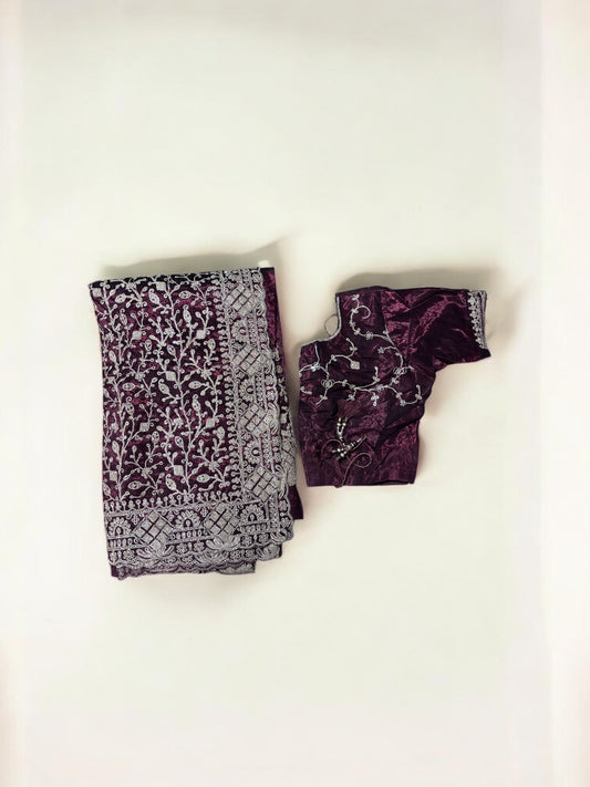 Traditional Designer Saree with Ready Blouse– Cultural Wear for Women, 216 - Saree Ghor Charlotte