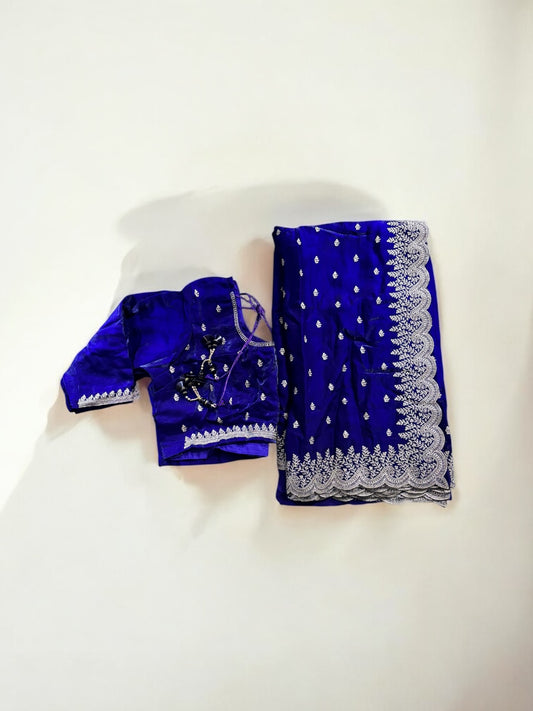 Traditional Designer Saree with Ready Blouse– Cultural Wear for Women, 301 - Saree Ghor Charlotte