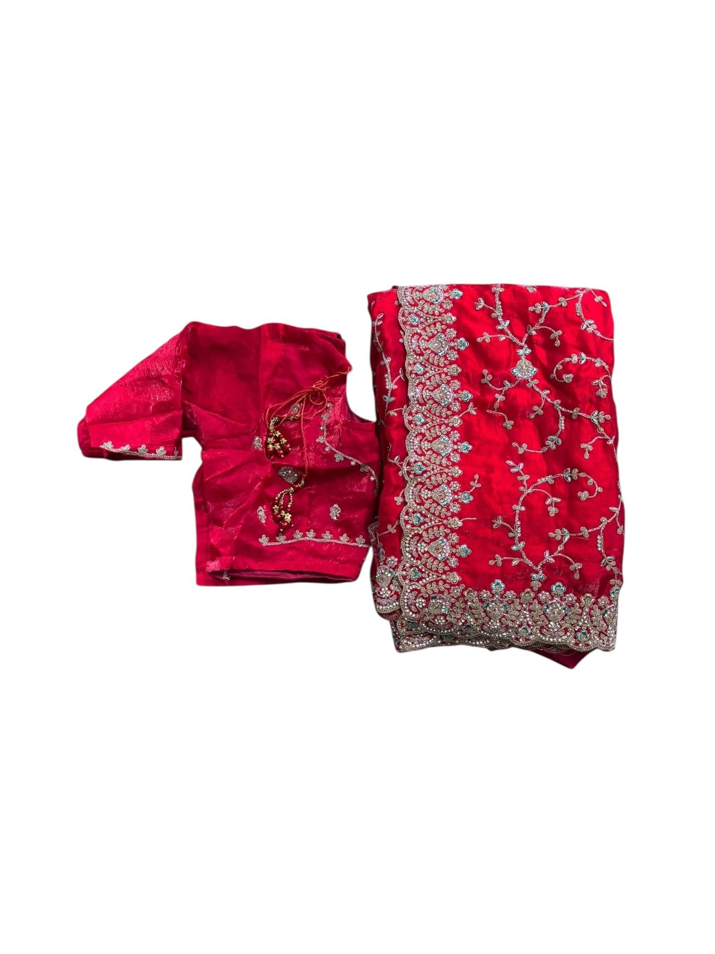 Traditional Designer Saree with Ready Blouse– Cultural Wear for Women, 304 - Saree Ghor Charlotte