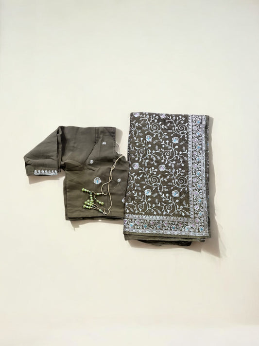 Traditional Designer Saree with Ready Blouse– Cultural Wear for Women, 306 - Saree Ghor Charlotte