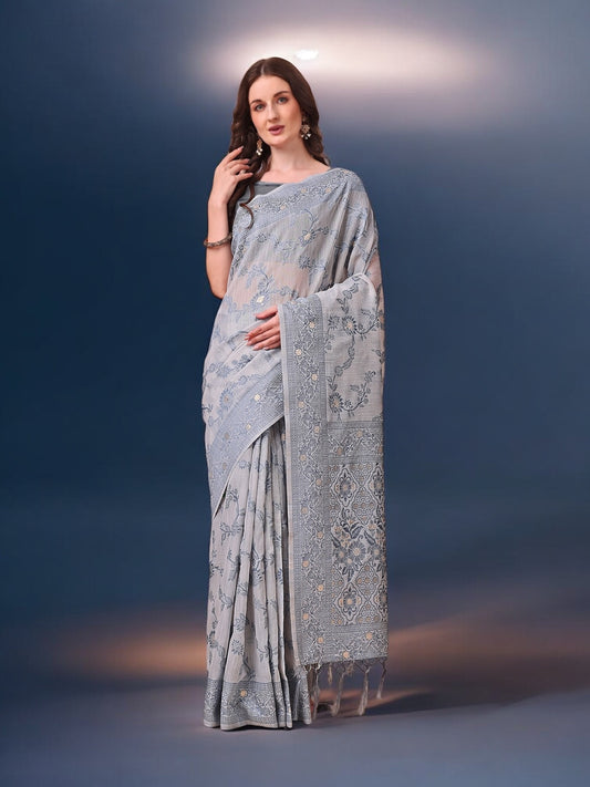 Traditional Saree, Cultural Wear for Women, Ju02 - Saree Ghor Charlotte