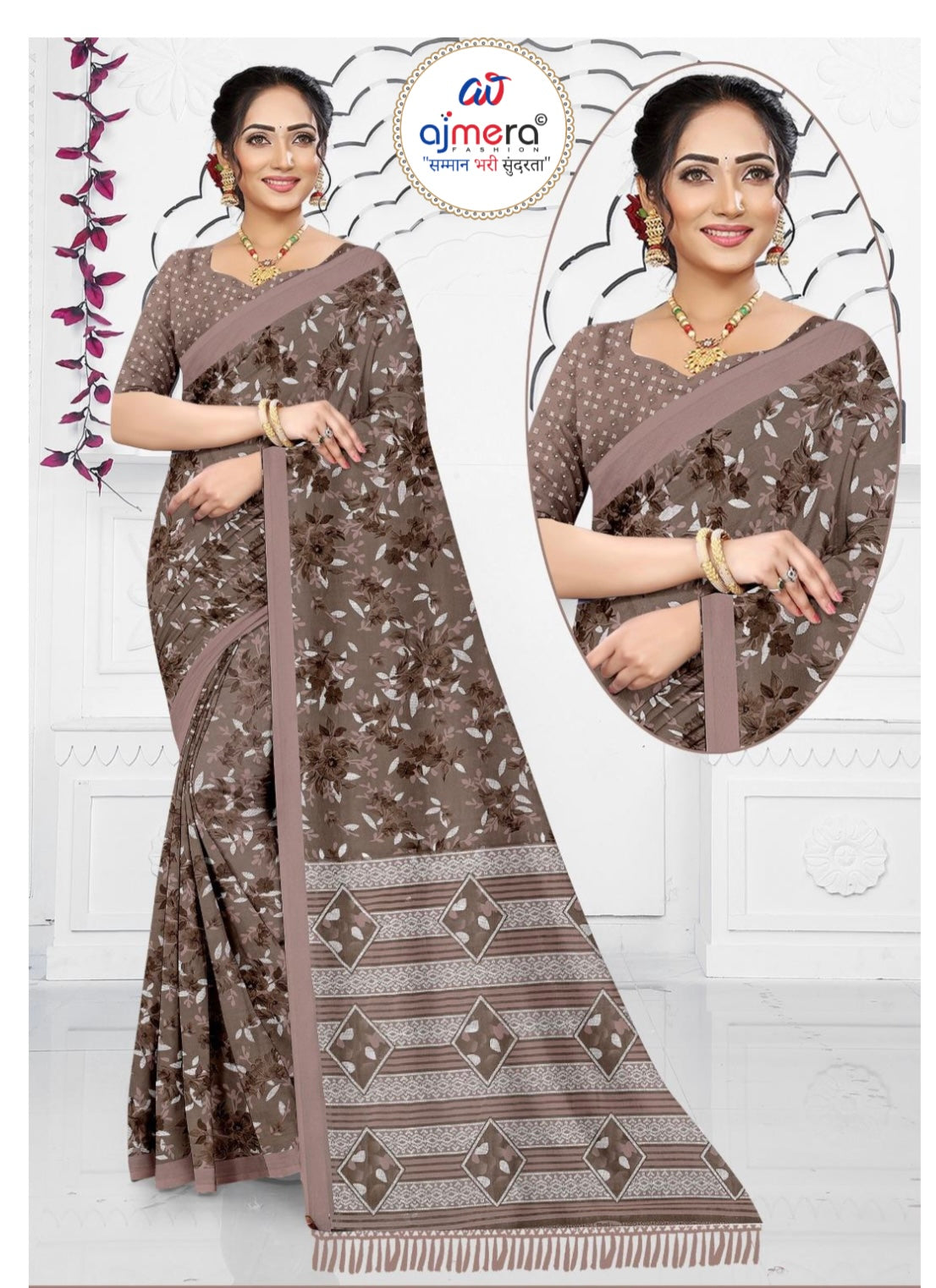 Traditional Saree – Ethnic Wear for Women- Ju10 - Saree Ghor Charlotte