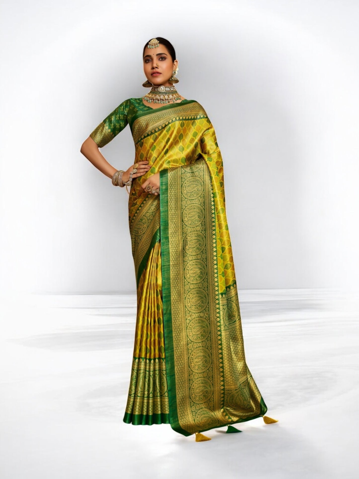 Traditional Saree – Ethnic Wear for Women- Ju13 - Saree Ghor Charlotte