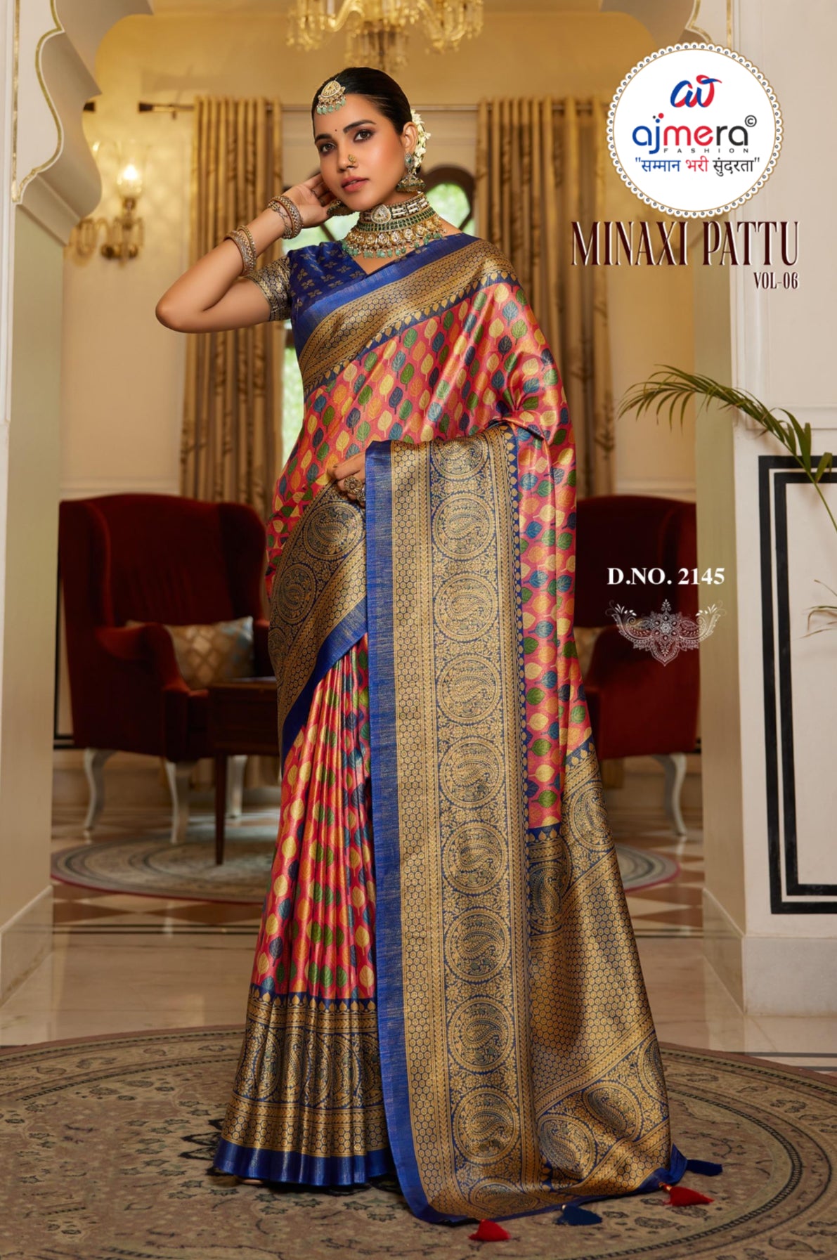 Traditional Saree – Ethnic Wear for Women- Ju14 - Saree Ghor Charlotte