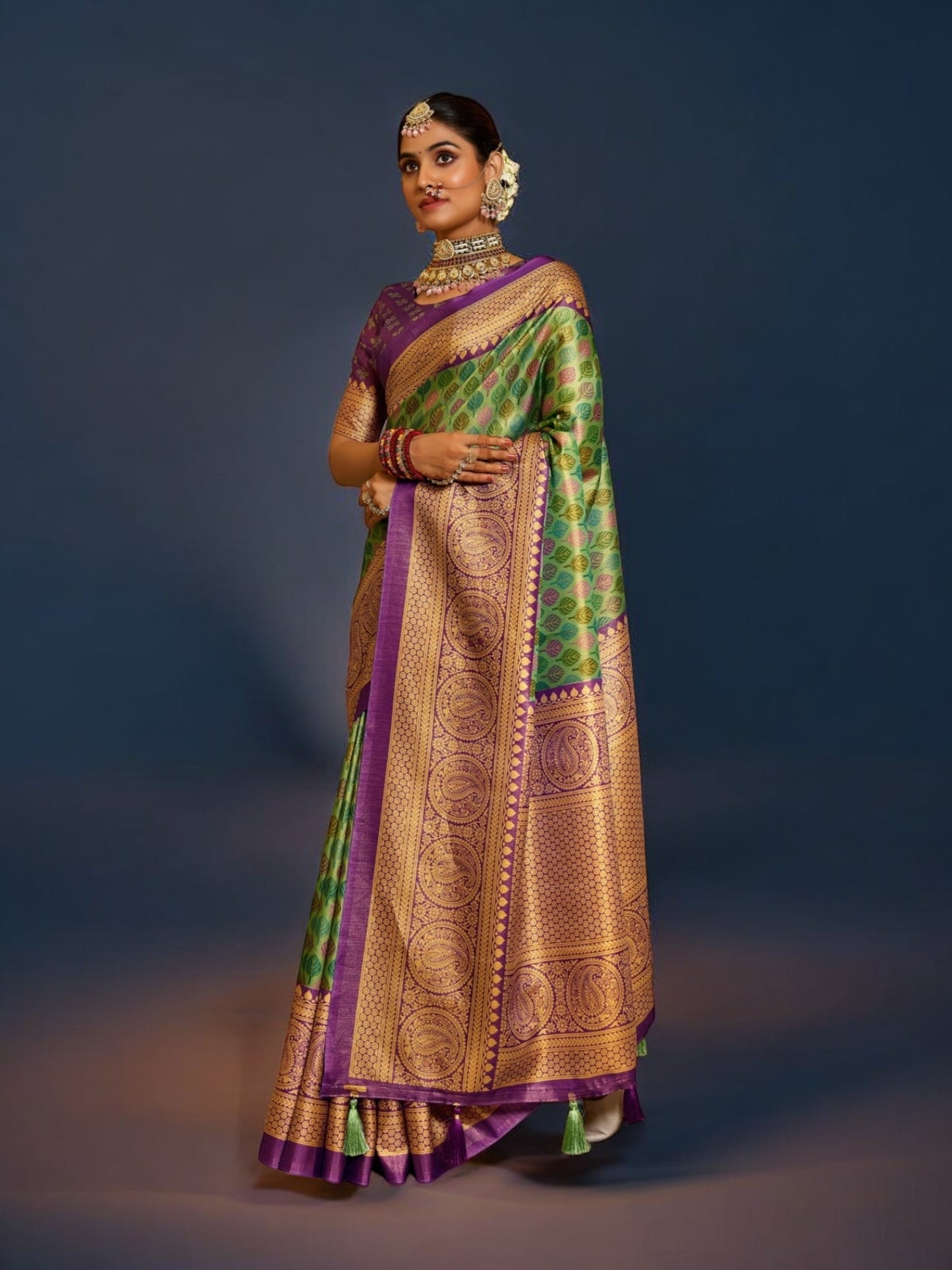 Traditional Saree – Ethnic Wear for Women- Ju16 - Saree Ghor Charlotte
