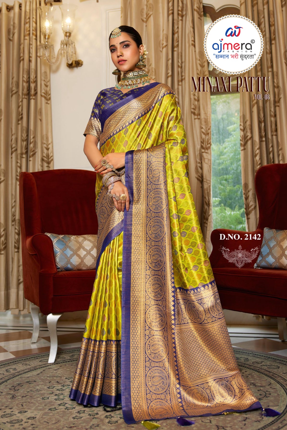 Traditional Saree – Ethnic Wear for Women- Ju17 - Saree Ghor Charlotte