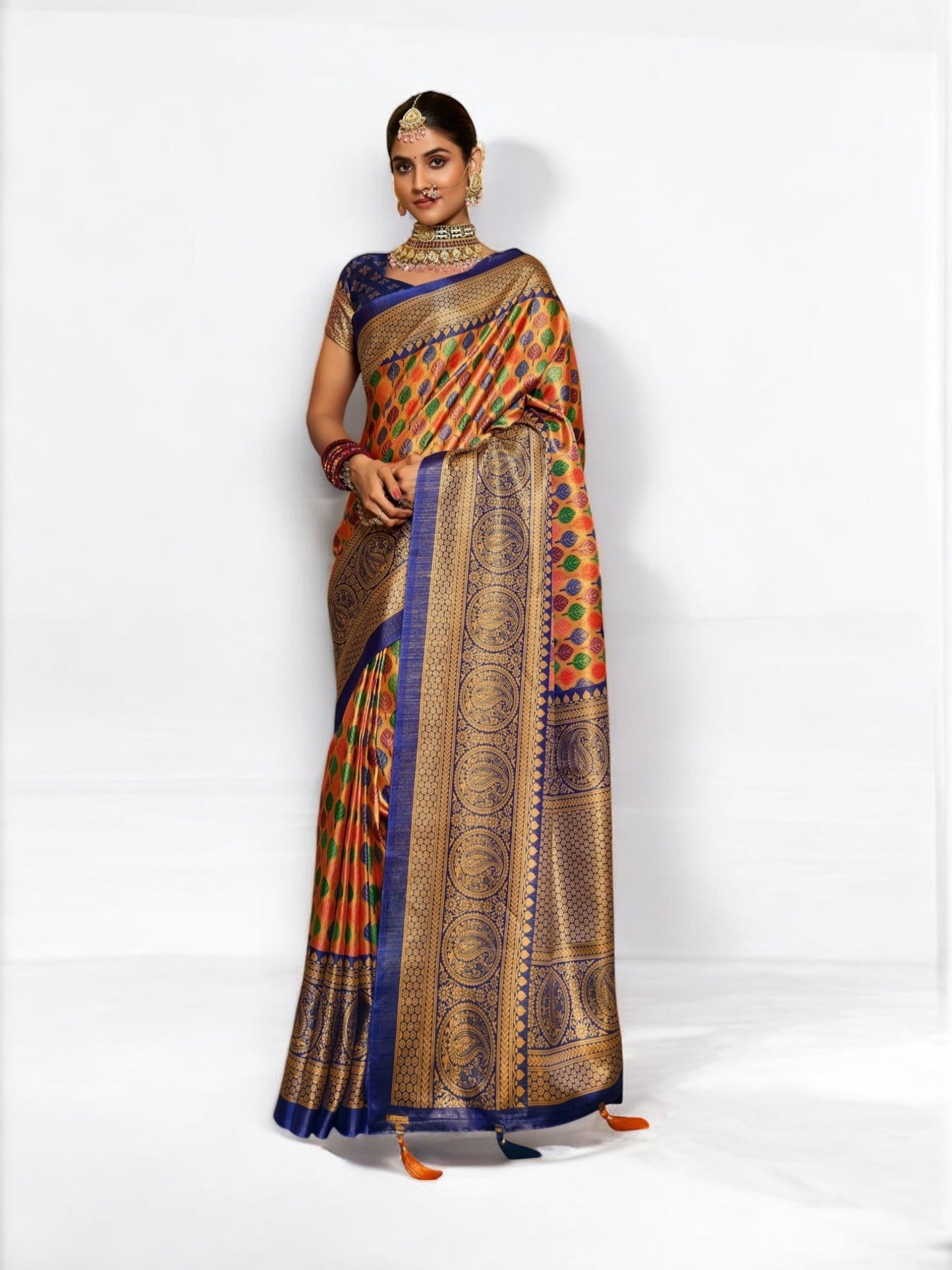 Traditional Saree – Ethnic Wear for Women- Ju18 - Saree Ghor Charlotte