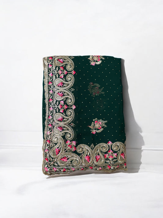 Traditional Saree, Cultural Wear for Women, Ju42 - Saree Ghor Charlotte