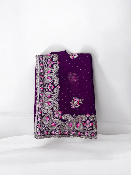 Traditional Saree, Cultural Wear for Women, Ju45 - Saree Ghor Charlotte