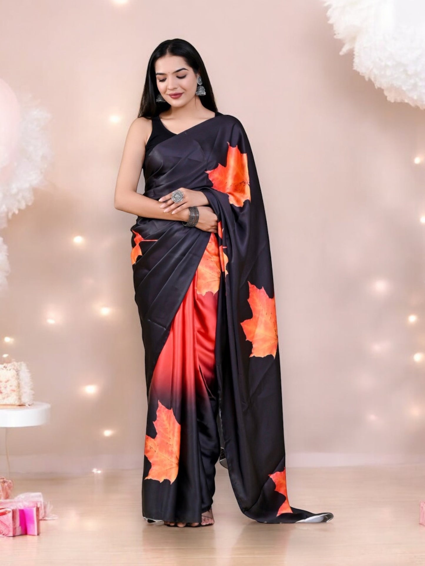 Traditional Silk Saree - Ethnic Wear for Women-01 - Saree Ghor Charlotte