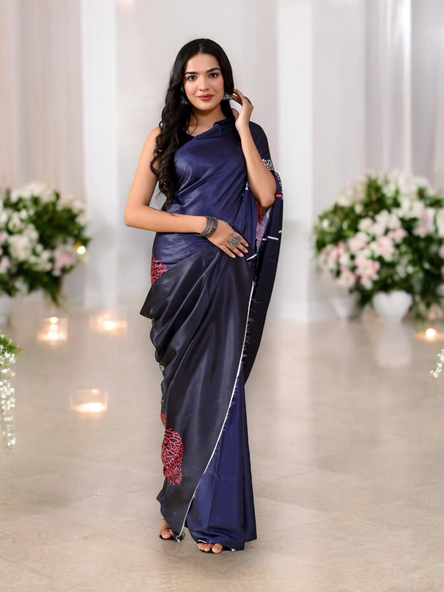Traditional Silk Saree - Ethnic Wear for Women-04 - Saree Ghor Charlotte