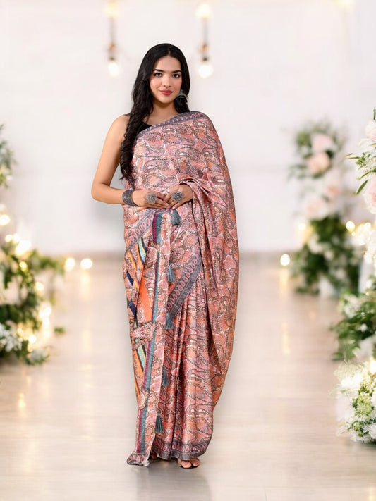 Traditional Silk Saree , Cultural Wear for Women - Saree Ghor Charlotte