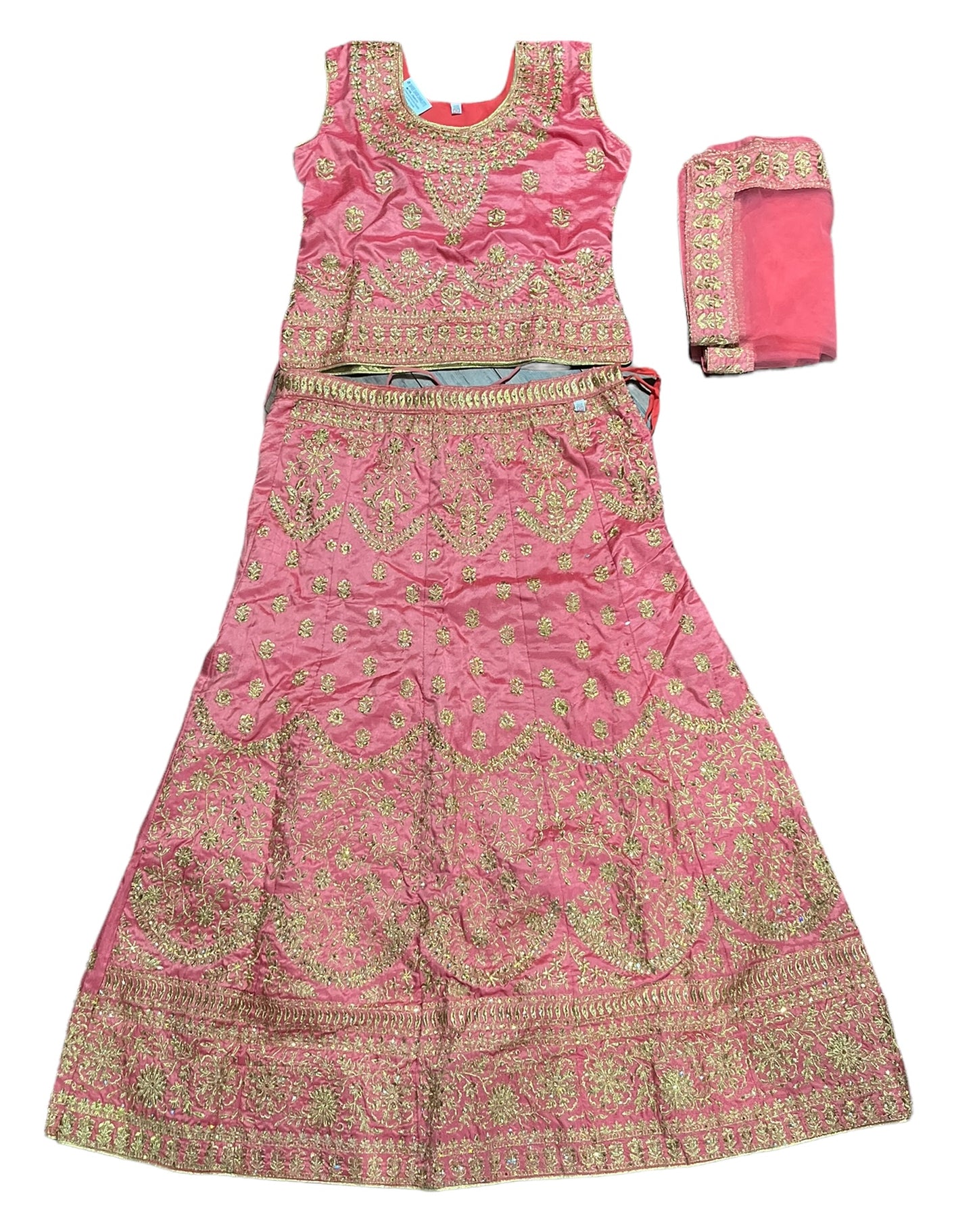 Traditional Girls Lehenga Choli Set – Ethnic Wear for Kids-025 - Saree Ghor Charlotte
