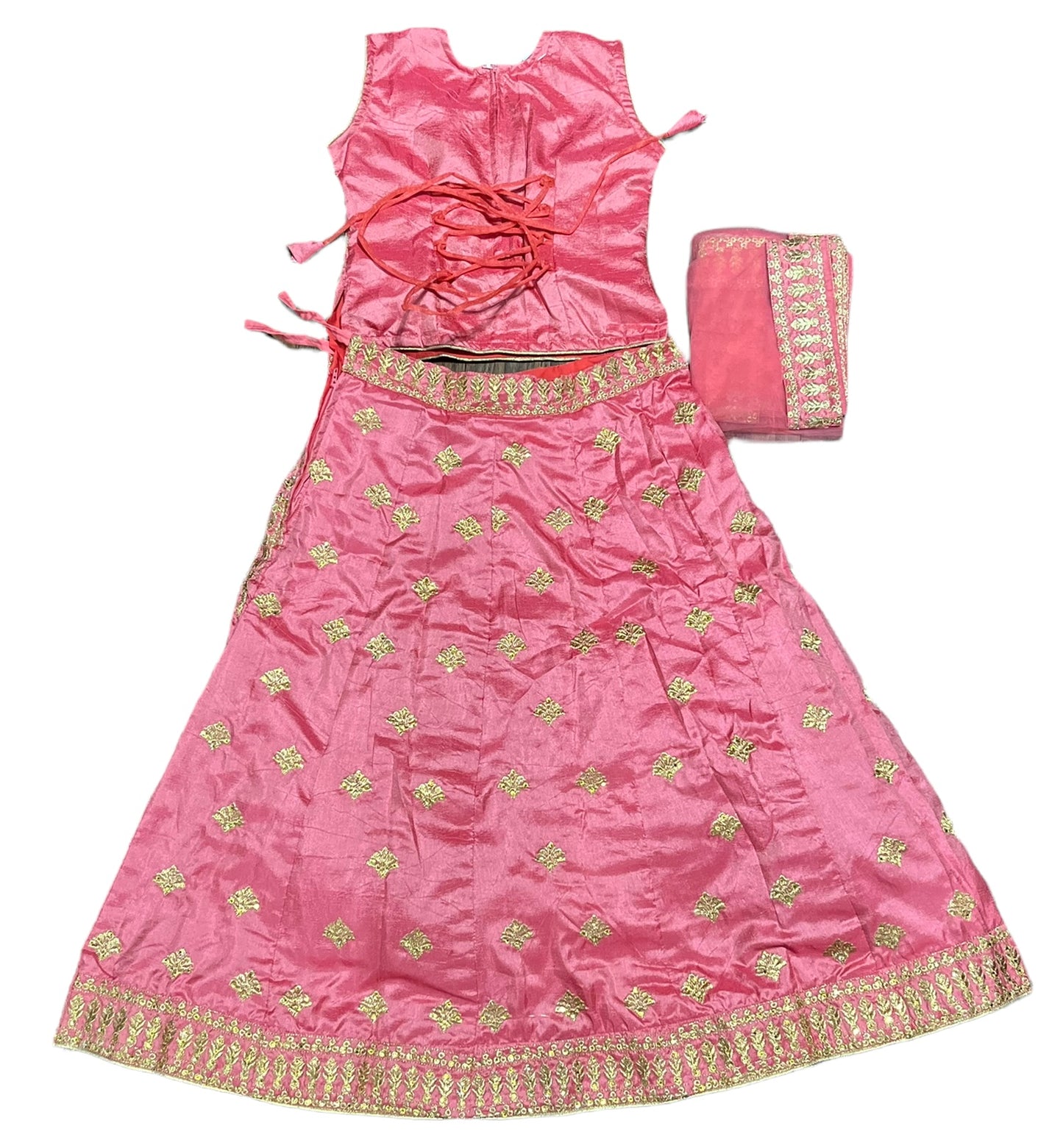 Traditional Girls Lehenga Choli Set – Ethnic Wear for Kids-021 - Saree Ghor Charlotte