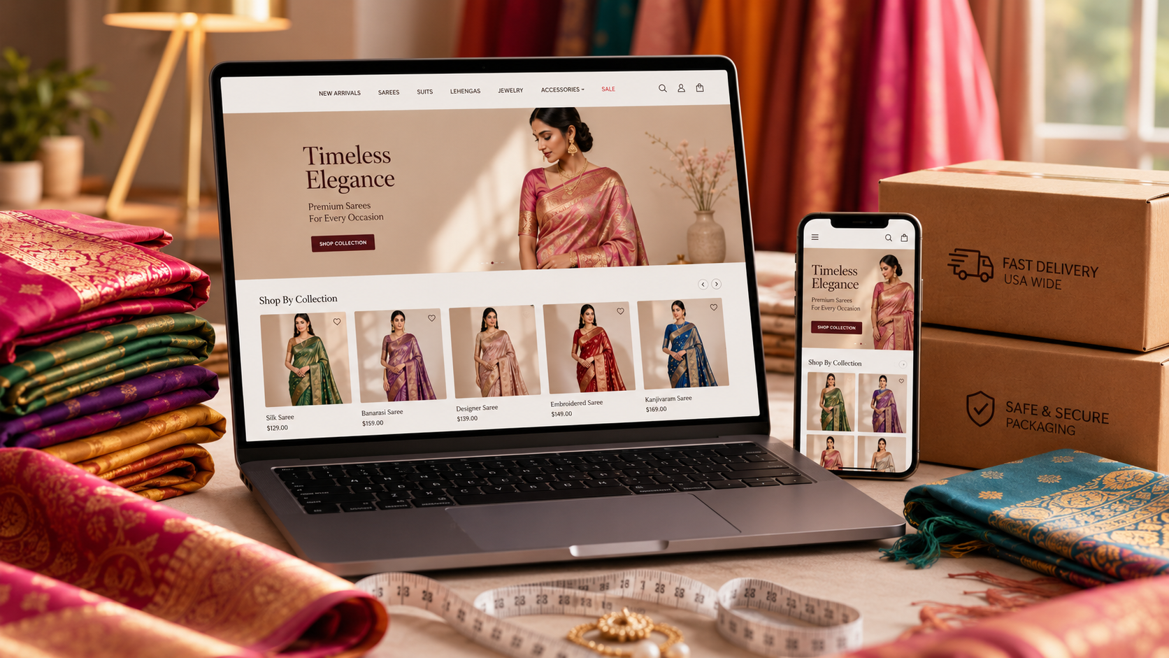 Best Online Saree Store in the USA
