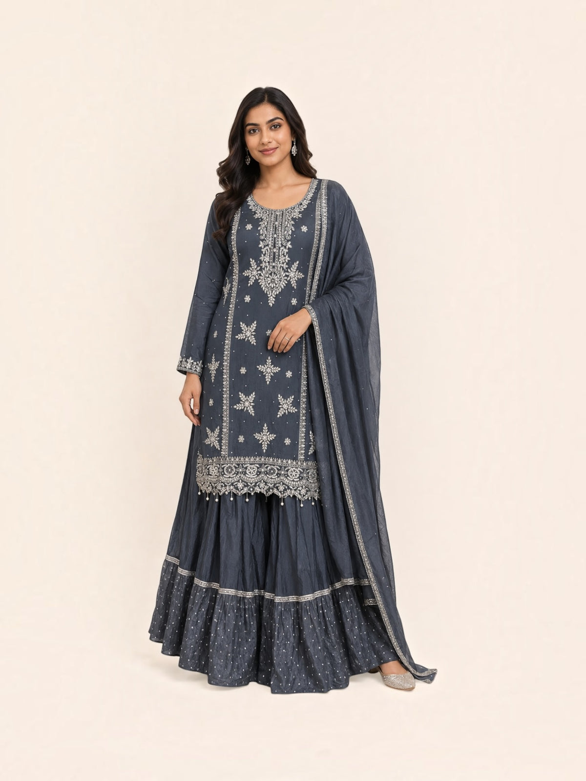 Heavy Work Salwar Kameez, Cultural Wear for Women, Aug27