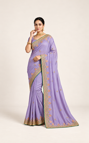 Saree with Unstitched Blouse, Cultural Wear for Women
