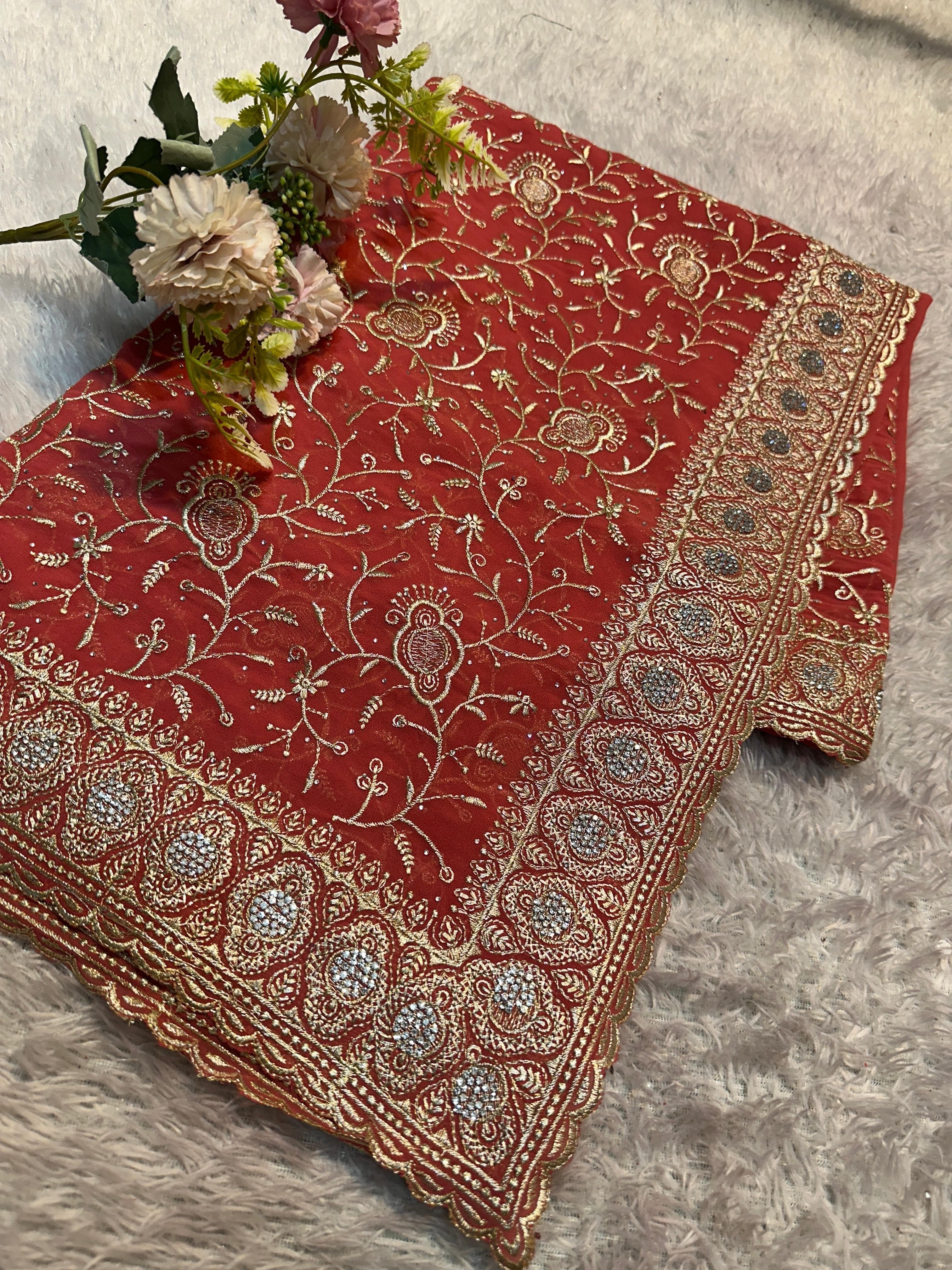 Georgette Traditional Saree, Cultural Wear for Women