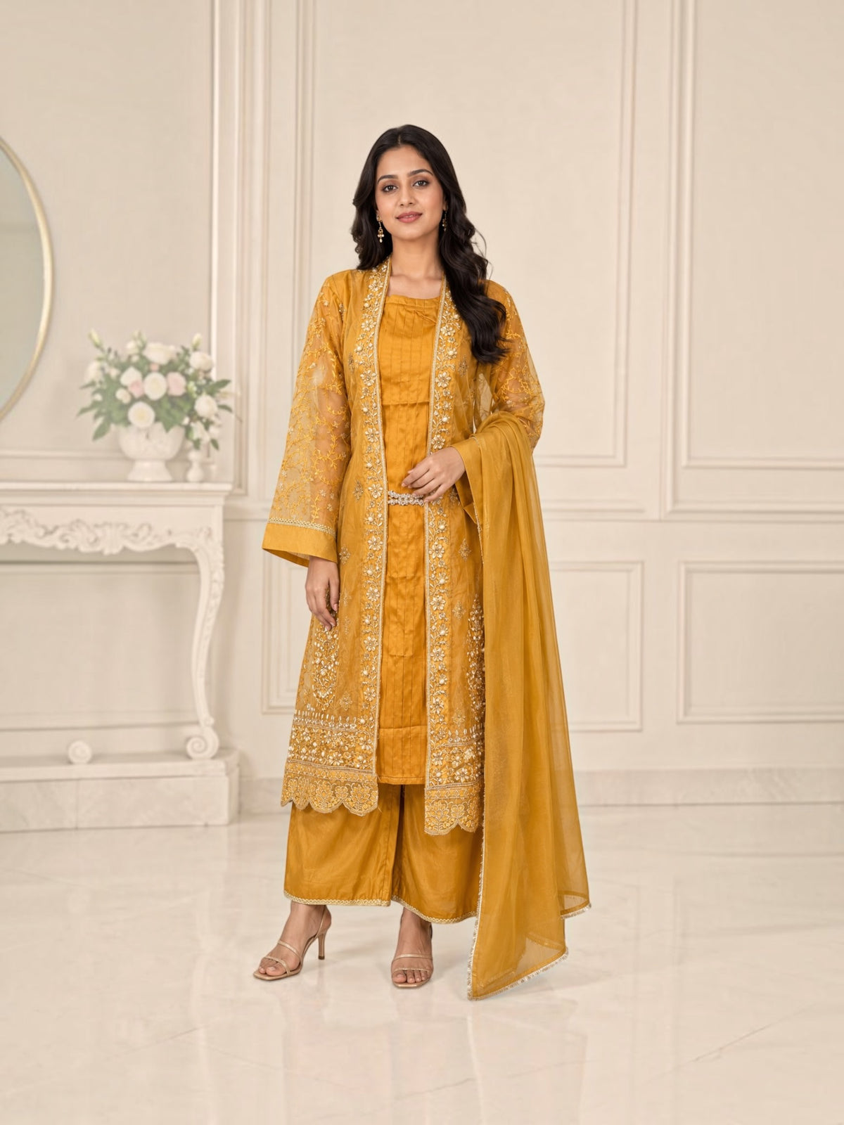 Designer Party Wear Salwar Kameez Set,Cultural Wear for Women, 204