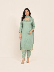 Mint Color, Traditional Designer Salwar Kameez Suit, Cultural Wear for Women, 236