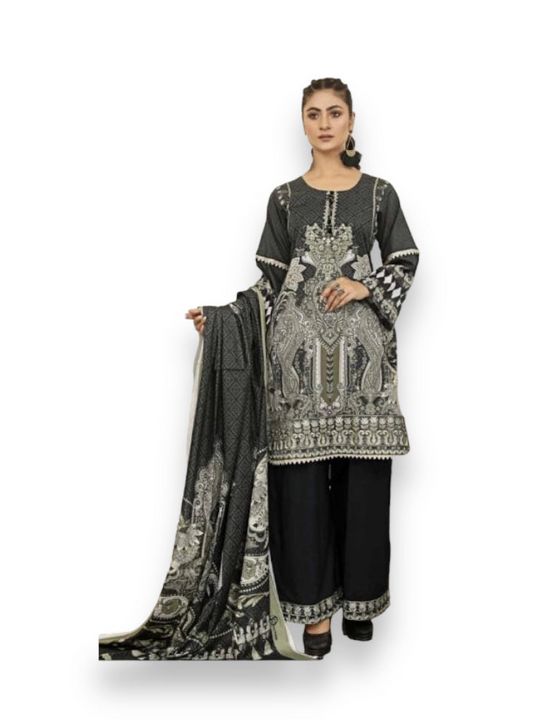 Luxurious Embroidered Haya Designer Pakistani Dress -04