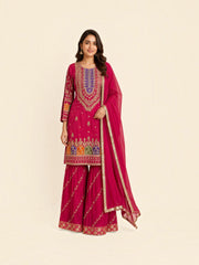 Traditional Garara Designer Salwar Kameez Suit, Cultural Wear for Women, 232