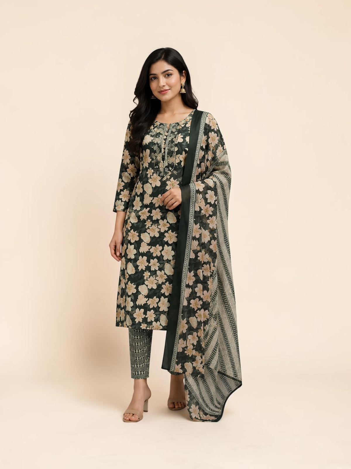 Traditional Saree Ghor Charlotte Salwar Kameez for women, featuring vibrant fabric and intricate embroidery, cultural wear for women.