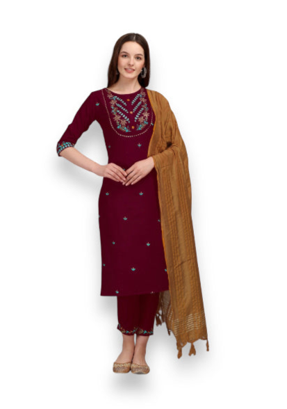 Vredevogel Leena - Contemporary Ethnic Wear Cotton Printed Dress