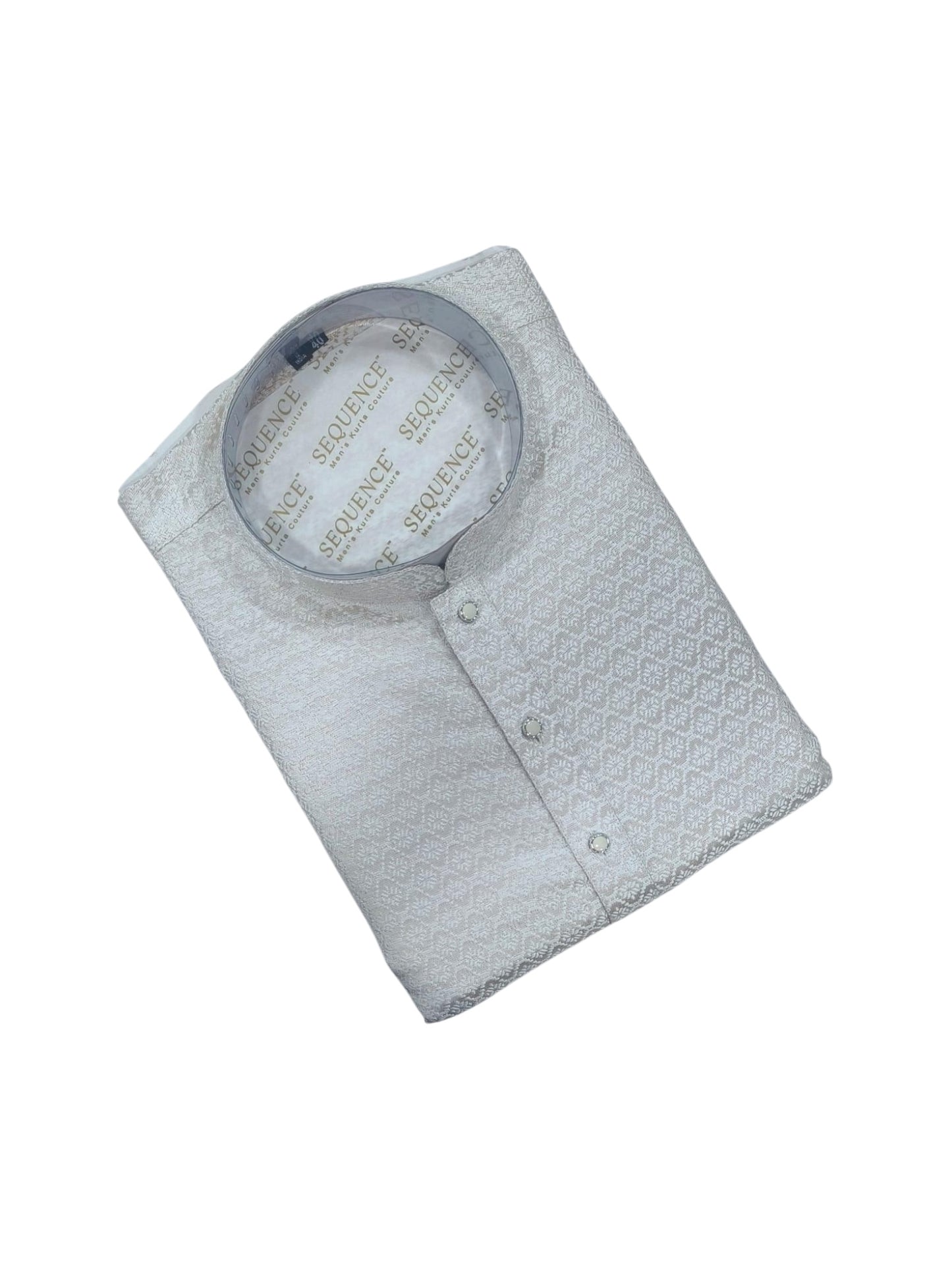 Off White Traditional Men's Kurta Pajama Set– Cultural Wear for Men