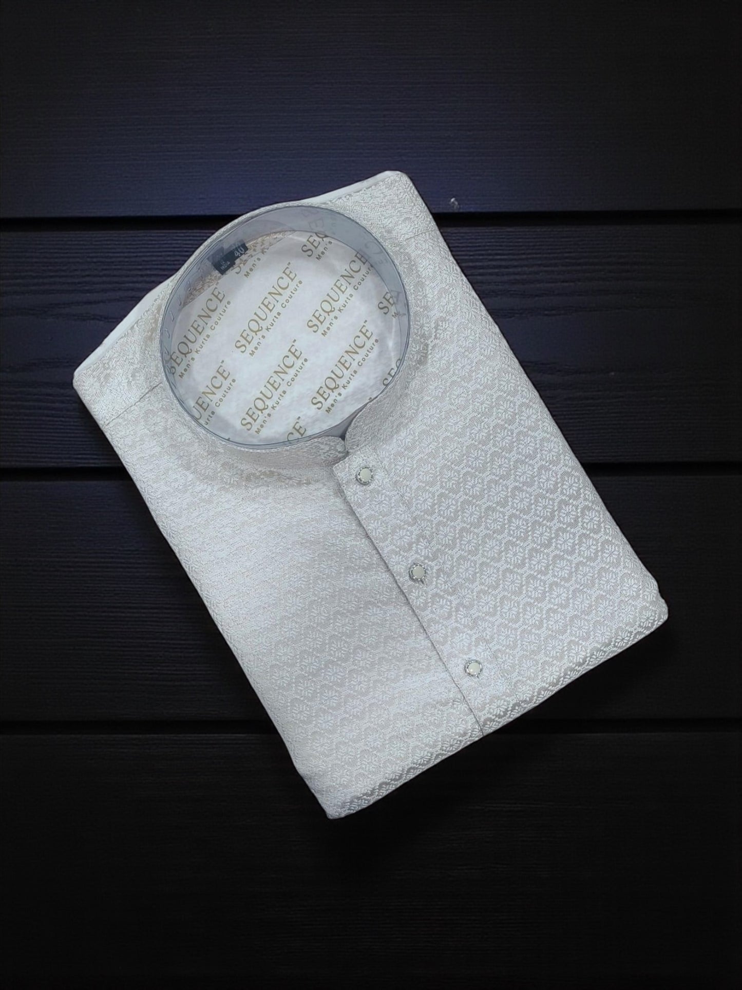 Off White Traditional Men's Kurta Pajama Set– Cultural Wear for Men