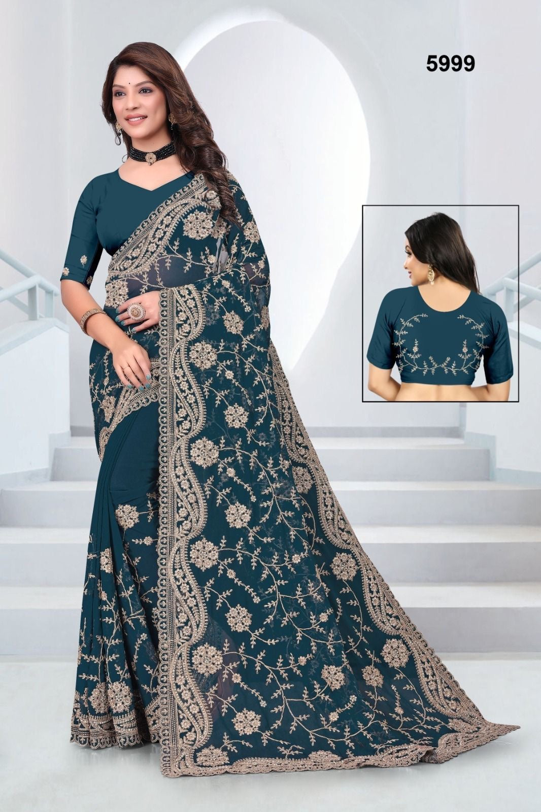 Georgette Traditional Saree, Cultural Wear for Women