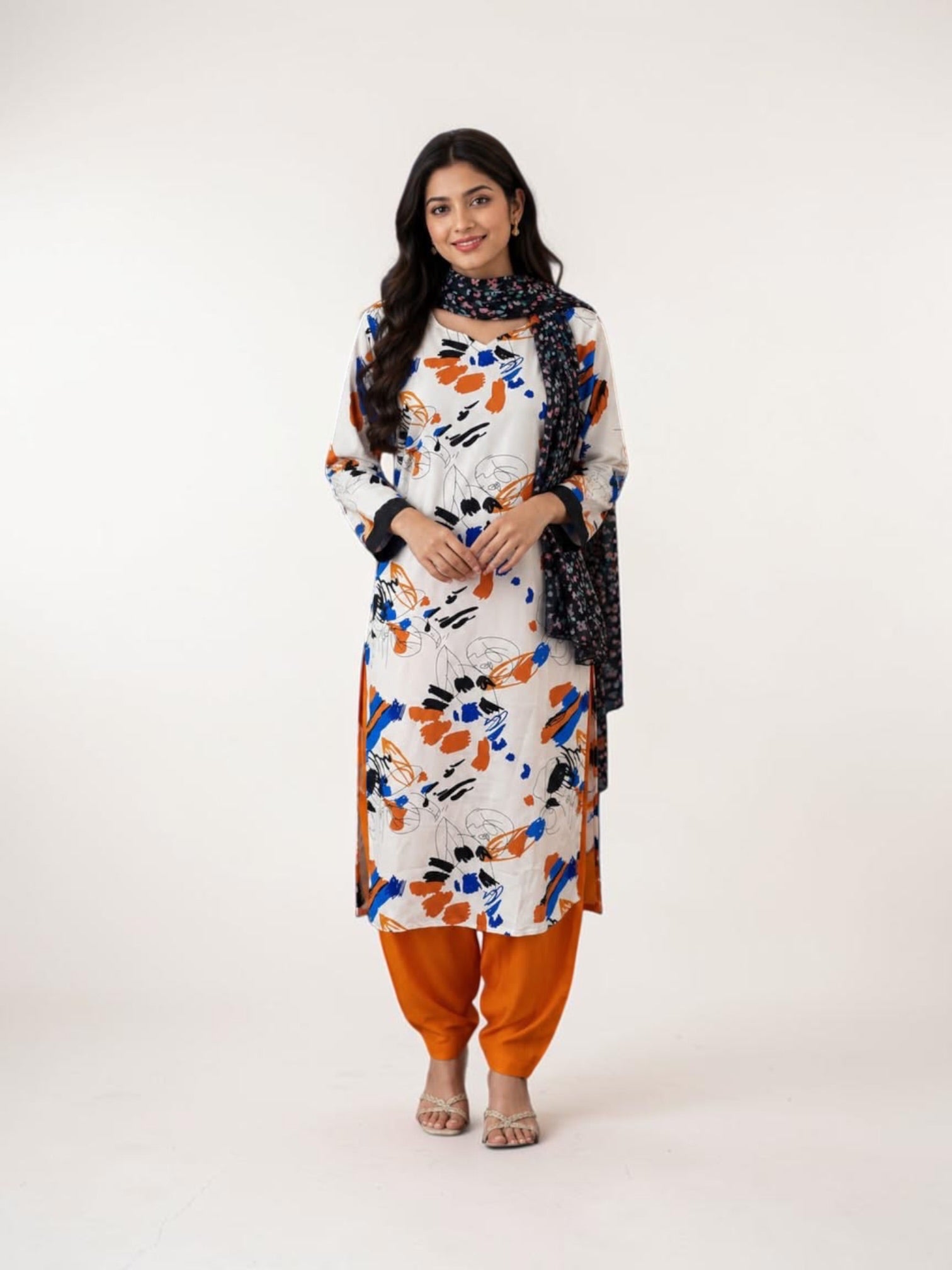 Traditional Saree Ghor Charlotte Salwar Kameez set for women with intricate embroidery and vibrant fabric, cultural wear for women.