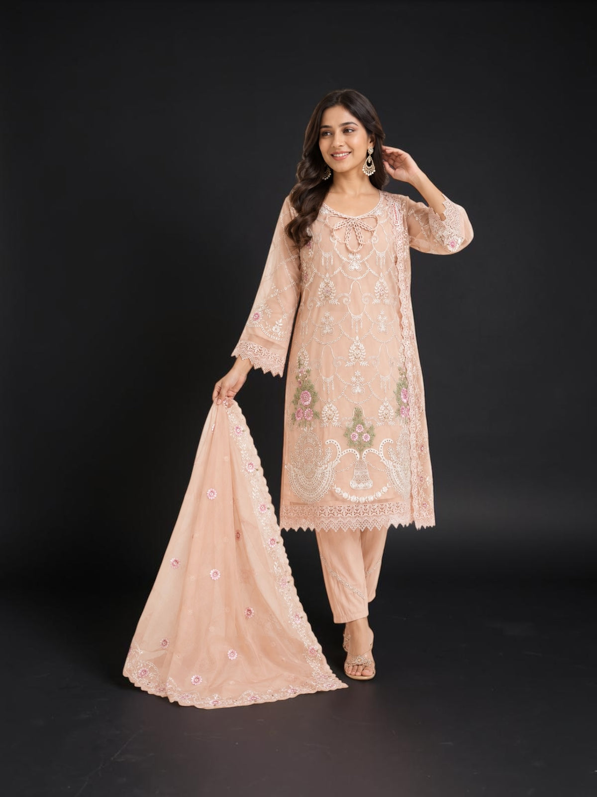 Traditional Designer Salwar Kameez Suit,Cultural Wear for Women, 1794 C